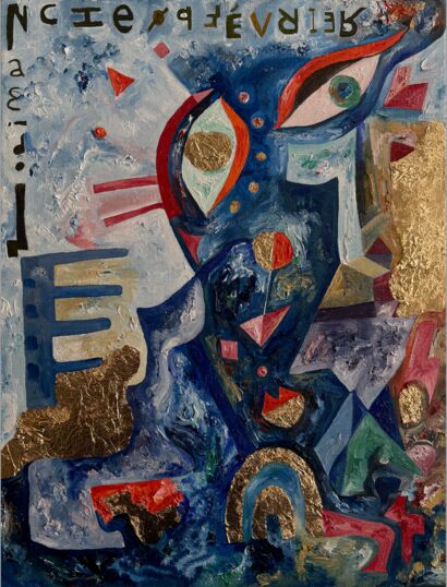Et Bleue ou Blue - a Paint Artowrk by Chae Yun Christine Park